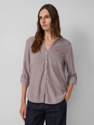 Foto van product Gestreepte blouse met opgestikte zakken in een normale pasvorm s.Oliver