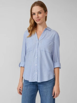 Foto van product Gestreepte blouse met opgestikte zakken s.Oliver blauw