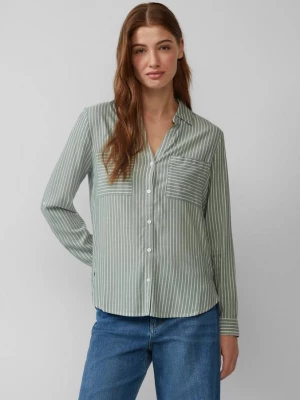 Foto van product Gestreepte blouse met opgestikte zakken s.Oliver groen
