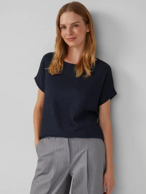 Foto van product Gestructureerd T-shirt in een ontspannen pasvorm s.Oliver blauw