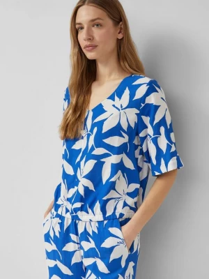 Foto van product Gestructureerde blouse in O-vorm s.Oliver blauw
