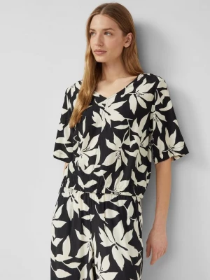 Foto van product Gestructureerde blouse in O-vorm s.Oliver zwart