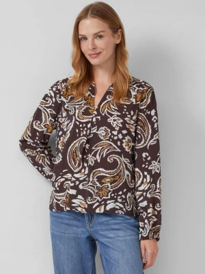 Foto van product Gestructureerde blouse van viscosemix met all-over print s.Oliver