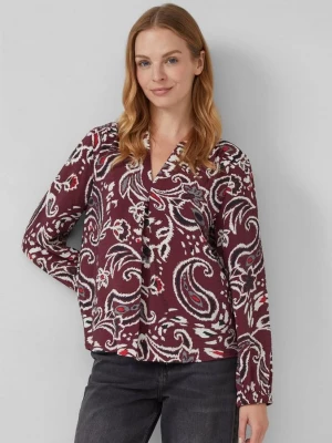 Foto van product Gestructureerde blouse van viscosemix met all-over print s.Oliver