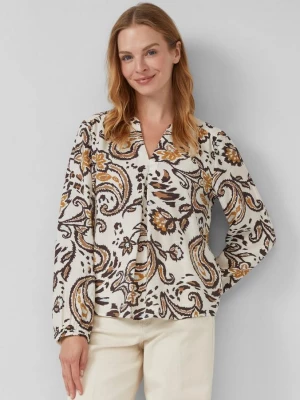 Foto van product Gestructureerde blouse van viscosemix met all-over print s.Oliver