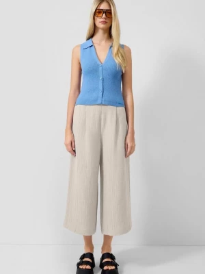 Foto van product Gestructureerde broek QS beżowy