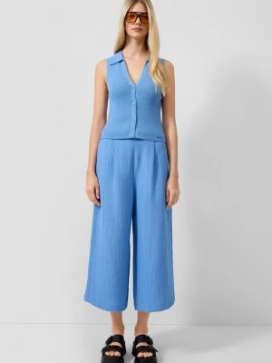 Foto van product Gestructureerde broek QS blauw