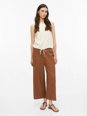 Foto van product Gestructureerde culotte met elastische tailleband s.Oliver bruin