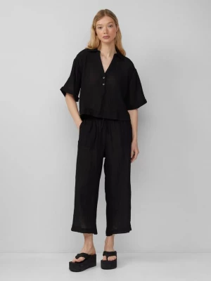 Foto van product Gestructureerde culotte van een viscosemix QS zwart