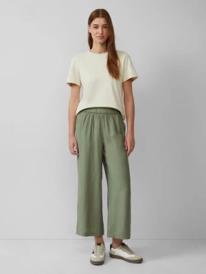Foto van product Gestructureerde culottes met elastische tailleband en steekzakken s.Oliver groen