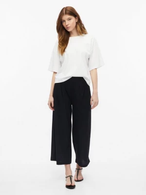 Foto van product Gestructureerde culottes met plooien en elastische tailleband s.Oliver zwart