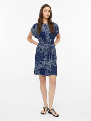 Foto van product Gestructureerde jerseyjurk met een relaxte pasvorm s.Oliver blauw