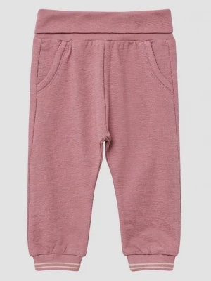 Foto van product Gestructureerde joggingbroek met omgeslagen tailleband s.Oliver roze