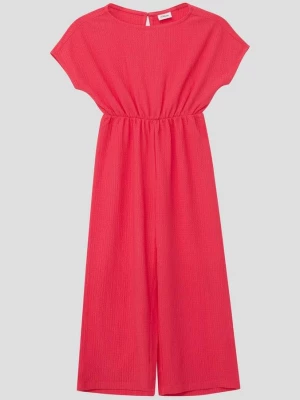 Foto van product Gestructureerde jumpsuit met wijde pijpen s.Oliver rood