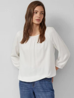 Foto van product Gestructureerde viscose blouse met gerimpelde details s.Oliver crème