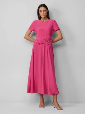 Foto van product Getailleerde maxi-jurk met rimpeling s.Oliver roze