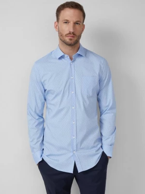 Foto van product Getailleerde pasvorm: shirt met lange mouwen en all-over print s.Oliver blauw