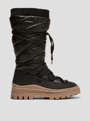 Foto van product Gevoerde Tex laarzen met een glanzende look s.Oliver zwart