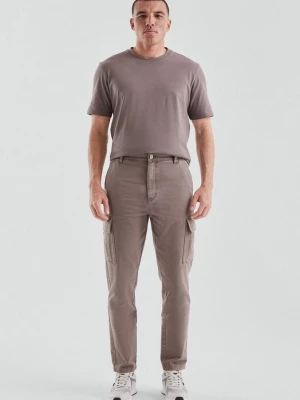 Foto van product Gewassen cargo broek QS bruin