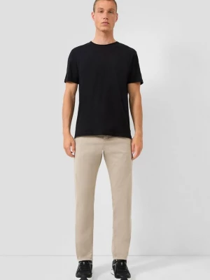 Foto van product Gewassen chino's van stretch keperstof QS beżowy