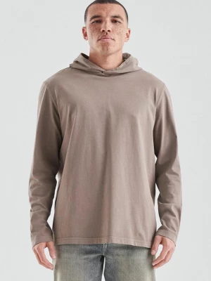 Foto van product Gewassen hoodie QS bruin