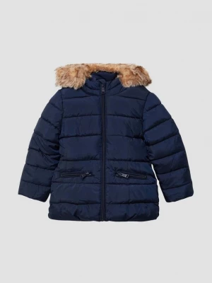 Foto van product Gewatteerd jack met capuchon en fleece voering s.Oliver blauw
