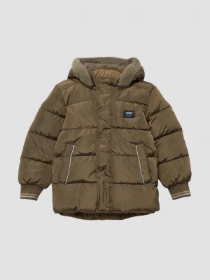 Foto van product Gewatteerd jack met fleece voering en capuchon s.Oliver bruin