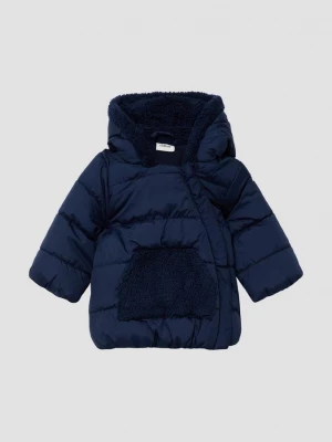 Foto van product Gewatteerd uniseks jack met teddy-pluche s.Oliver blauw