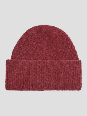 Foto van product Gezellige muts met omslag QS rood