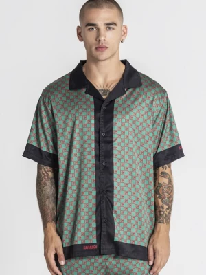 Foto van product Gianni Kavanagh Overhemd 'Mania' groen / zwart
