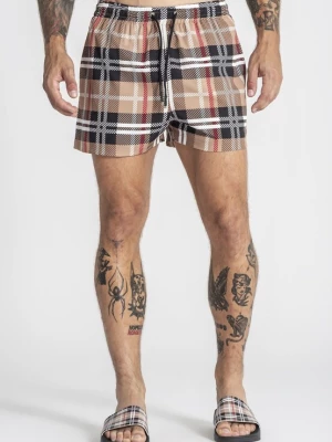 Foto van product Gianni Kavanagh Zwemshorts 'British' nude / zwart / wit