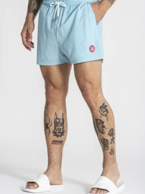 Foto van product Gianni Kavanagh Zwemshorts pastelblauw / lichtblauw / lichtgeel