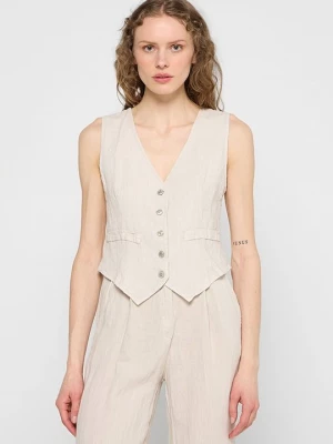 Foto van product Gilet Le Monde du Lin beżowy