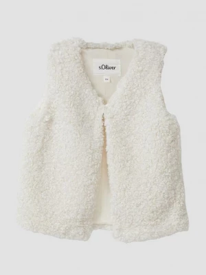 Foto van product Gilet van teddy met glittereffect s.Oliver crème