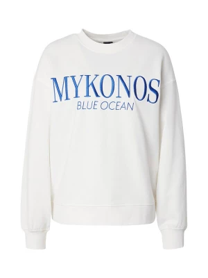 Foto van product Gina Tricot Sweatshirt blauw / offwhite