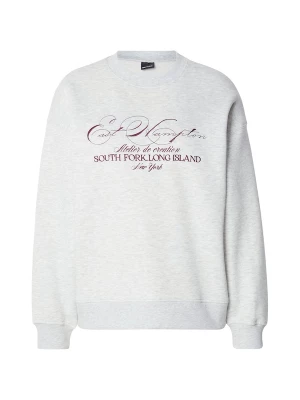 Foto van product Gina Tricot Sweatshirt lichtgrijs / robijnrood