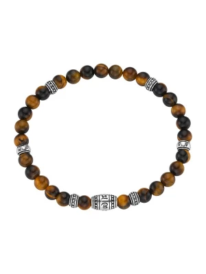 Foto van product Giorgio Martello Milano Armband bruin / zilver
