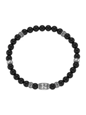 Foto van product Giorgio Martello Milano Armband zwart / zilver