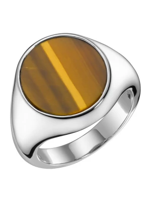Foto van product Giorgio Martello Milano Ring bruin / donkerbruin / curry / zilver