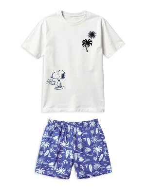 Foto van product Gisela Pyjama kort navy / offwhite