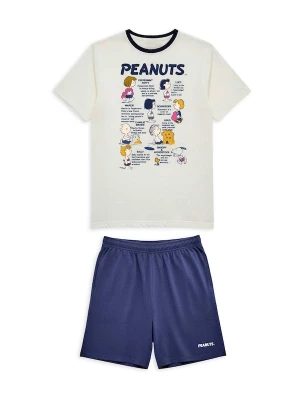 Foto van product Gisela Pyjama kort navy / offwhite