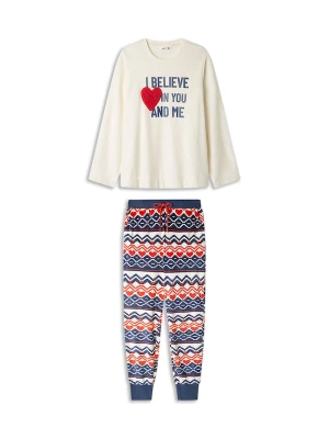 Foto van product Gisela Pyjama 'Set' marine / rood / offwhite