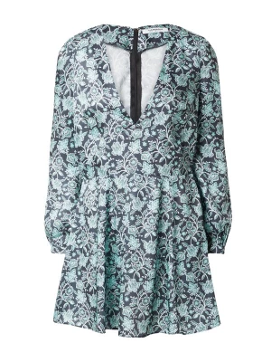 Foto van product GLAMOROUS Jurk turquoise / zwart / wit