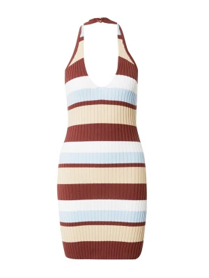 Foto van product GLAMOROUS Zomerjurk beige / lichtblauw / bruin / wit