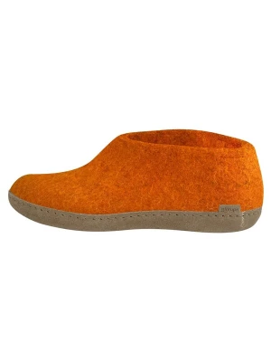 Foto van product Glerups Huisschoenen 'Ledersohle' oranje