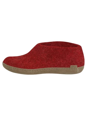 Foto van product Glerups Huisschoenen 'Ledersohle' rood