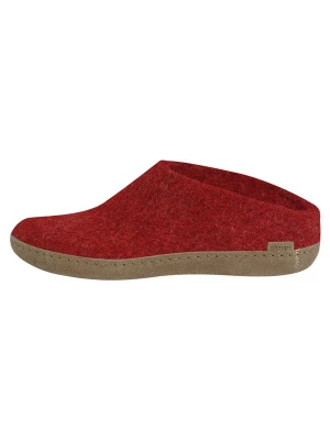Foto van product Glerups Huisschoenen 'Ledersohle' rood