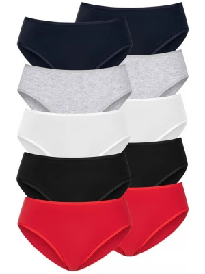 Foto van product GO IN Slip grijs gemêleerd / rood / zwart / wit