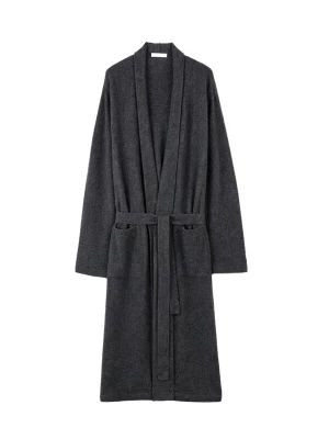 Foto van product GOBI Cashmere Badjas lang 'Men's Cashmere Robe' antraciet
