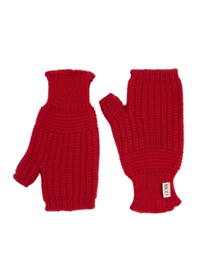 Foto van product GOBI Cashmere Handschoenen met korte vingers 'Rib-Knit Cashmere Gloves' roestrood